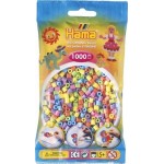 Hama Beads 1000 pces Pastel Bag 